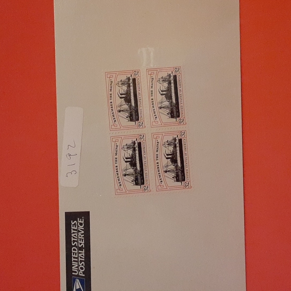 AF 726 Spanish-American War, Block of four - Picture 1 of 2